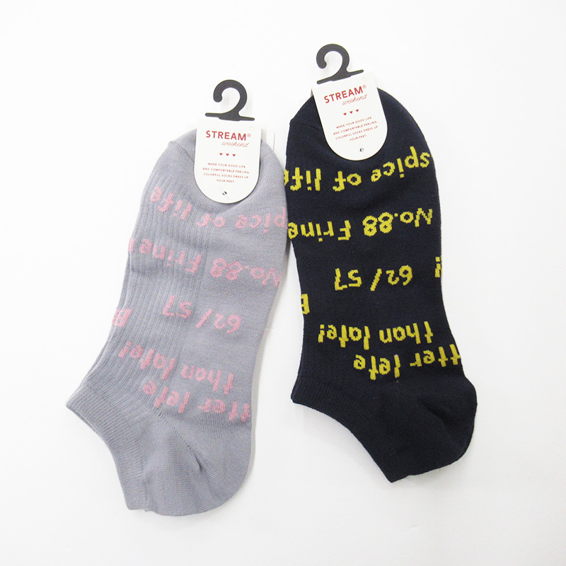 STREAM ラクガキ風スニーカーソックス